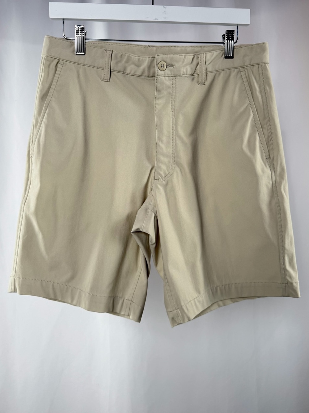 FootJoy Mens Performance Golf‎ Stretch Chino Shorts in Light Tan Size 32